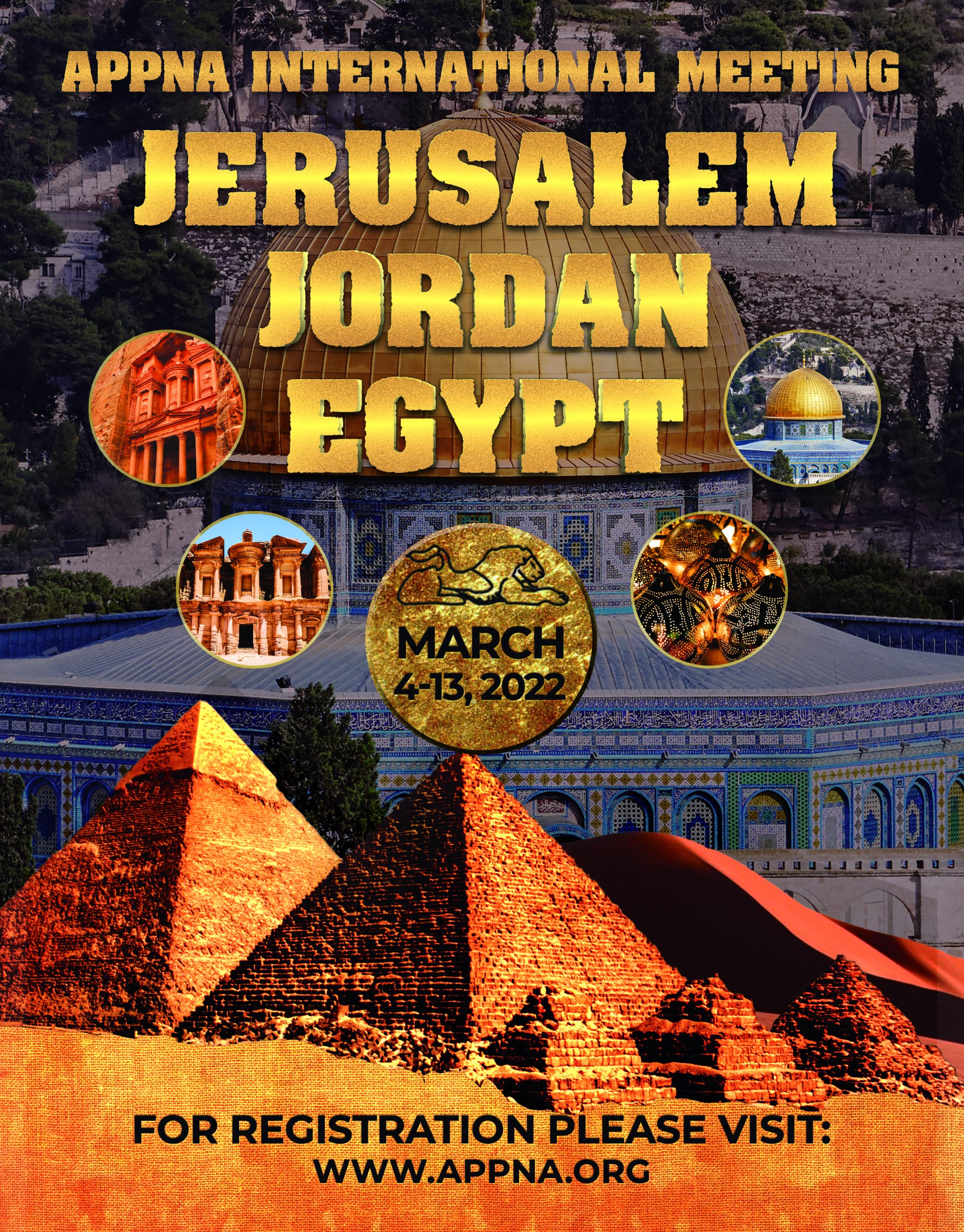 31st International Meeting Jerusalem, Jordan & Egypt APPNA