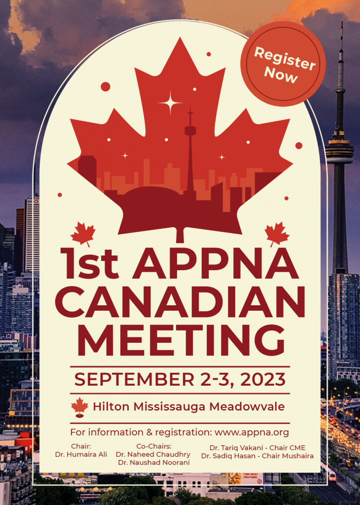 1st APPNA Canadian Meeting 2023 APPNA